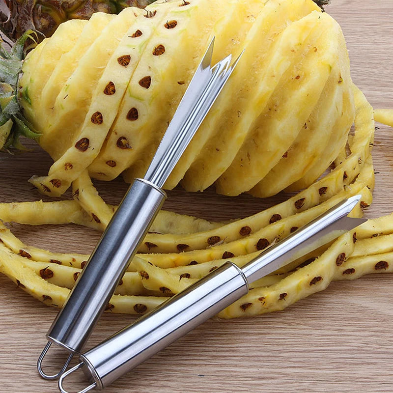 Stainless Steel Pineapple knife Peeler Fruit Shovel Vegetable Tools Pineapple Slicers Food Processor Kitchen Gadget